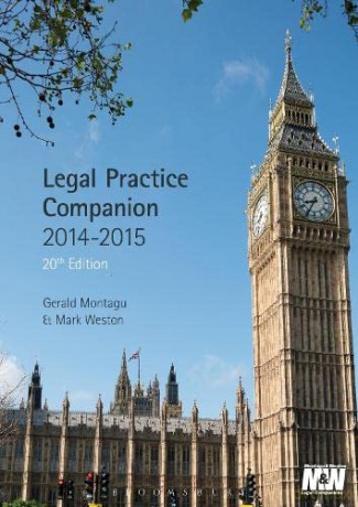 Legal Practice Companion 2014/15 - Gerald Montagu [KSIĄŻKA]