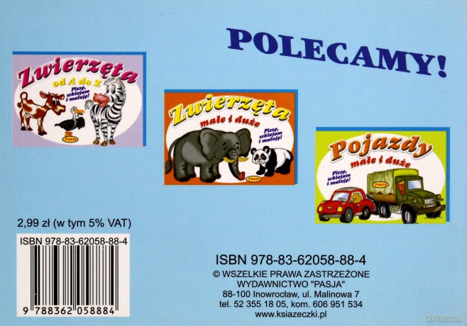 Pojazdy Od A Do Z Piszę Wklejam I Maluję [KSIĄŻKA]