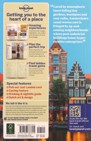 Lonely Planet Amsterdam (Travel Guide) - C Le Et Al Nevez [KSIĄŻKA]