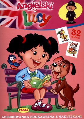 Angielski Z Lucy Kolorowanka Edukacyjna Z Naklejkami [KSIĄŻKA]