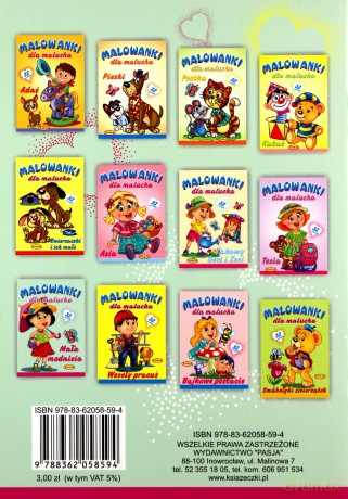 Malowanki Dla Malucha Mała Modnisia [KSIĄŻKA]