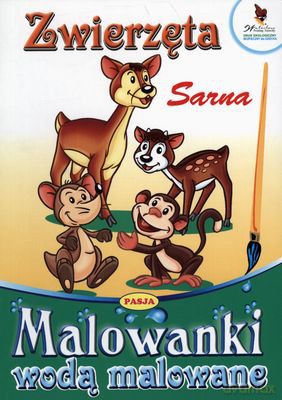 Zwierzaki Sarna Malowanki Wodą Malowane [KSIĄŻKA]