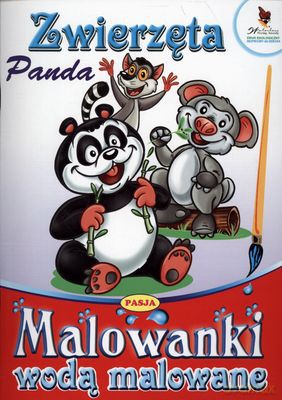 Zwierzęta Panda Malowanki Wodą Malowane [KSIĄŻKA]