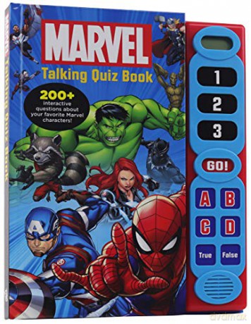 Marvel - Talking Quiz Book - 200+ Interactive Questions and Answers - Spider-man, Avengers, and More! - PI Kids: 1 (Play-A-Sound) - Marvel [KSIĄŻKA]