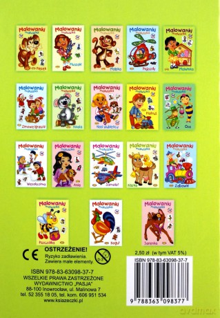 Malowanki Maluszka Malwinka [KSIĄŻKA]