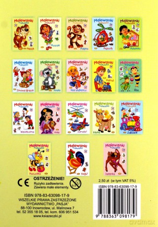 Malowanki Maluszka Piesek [KSIĄŻKA]