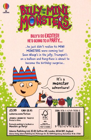 Monsters go to a Party (Billy and the Mini Monsters): 1 - Zanna Davidson [KSIĄŻKA]