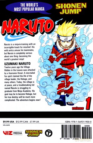 Naruto Volume 1: Uzumaki Naruto - Masashi Kishimoto [KSIĄŻKA]
