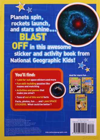 National Geographic Kids Super Space Sticker Activity Book: Over 1,000 Stickers! - National Geographic [KSIĄŻKA]