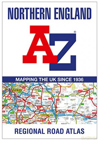 Northern England Regional A-Z Road Atlas - A-Z Maps [KSIĄŻKA]