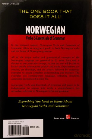 Norwegian Verbs And Essentials of Grammar: A Practical Guide to the Mastery of Norwegian (Verbs and Essentials of Grammar Series) - Louis Janus [KSIĄŻKA]