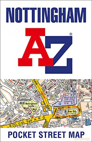Nottingham A-Z Pocket Street Map [KSIĄŻKA]