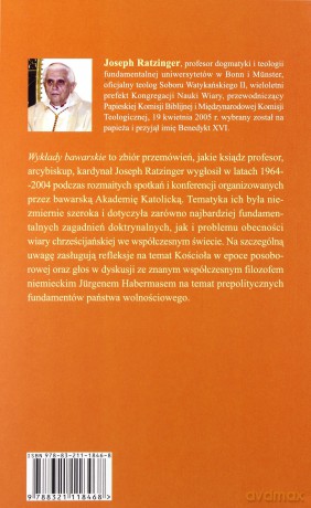 Wykłady Bawarskie Z Lat 1963-2004 - Joseph Ratzinger [KSIĄŻKA]
