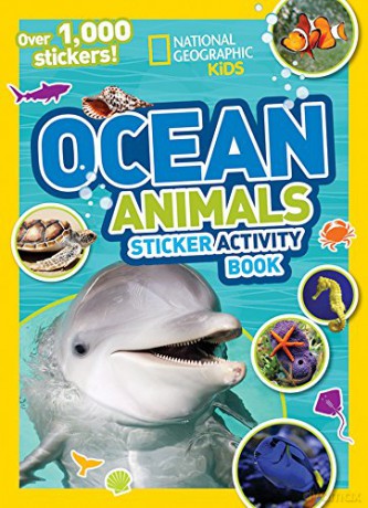 Ocean Animals Sticker Activity Book - National Geographic [KSIĄŻKA]