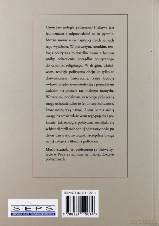 Teologia Polityczna - Merio Scattola [KSIĄŻKA]