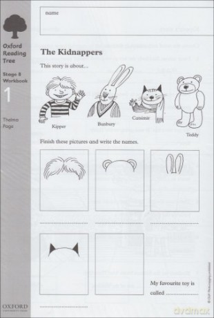 Oxford Reading Tree: Level 8: Workbooks: Workbook 1: The Kidnappers and Viking Adventures (Pack of 6) [KSIĄŻKA]
