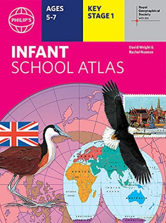 Philip's RGS Infant School Atlas: For 5-7 year olds (Philip's World Atlas) - David Wright Rachel [KSIĄŻKA]