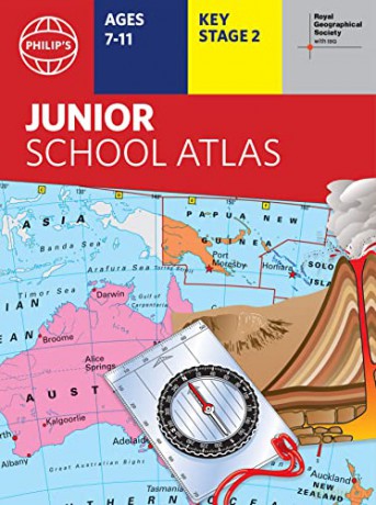 Philip's RGS Junior School Atlas (Philip's World Atlas) - Philip's Maps [KSIĄŻKA]
