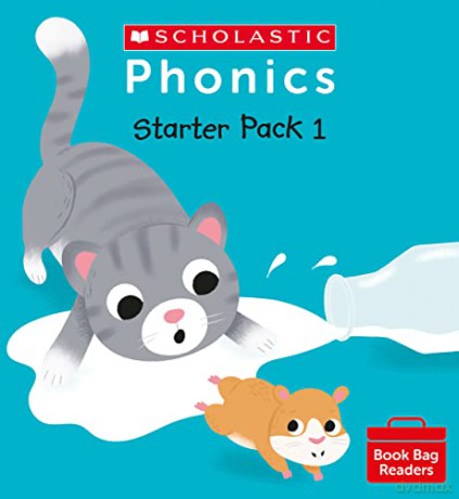 Phonics Readers: Starter Pack 1. Decodable phonic books for Ages 4-6 exactly matches Little Wandle Letters and Sounds Revised - s a t p i n m d g o c k ck e u r h b f l (Phonics Book Bag Readers) - Raby Charlotte [KSIĄŻKA]
