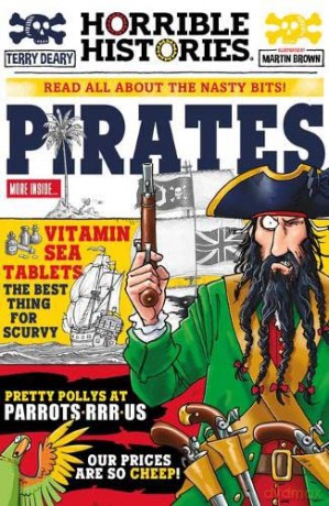Pirates (newspaper edition) (Horrible Histories) - Terry Deary [KSIĄŻKA]