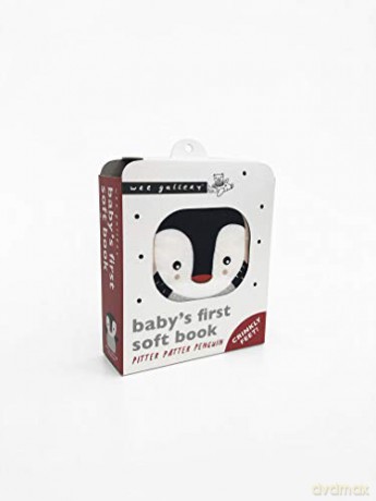 Pitter Patter Penguin (2020 Edition): Baby's First Soft Book (Wee Gallery Cloth Books) - Surya Sajnani [KSIĄŻKA]