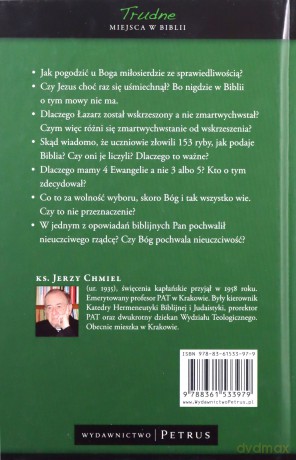 Trudne Miejsce W Biblii (twarda) - Jerzy Chmiel [KSIĄŻKA]