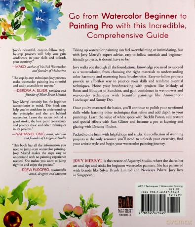 The Beginner's Guide to Watercolor: Master Essential Skills and Techniques Through Guided Exercises and Projects - Jovy Merryl [KSIĄŻKA]
