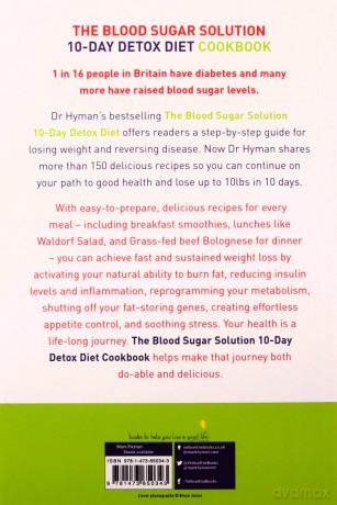 The Blood Sugar Solution 10-Day Detox Diet Cookbook: Lose up to 10lb in 10 days and stay healthy for life - Mark Hyman [KSIĄŻKA]