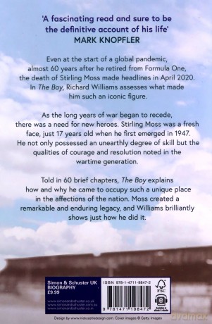 The Boy: Stirling Moss: A Life in 60 Laps - Richard Williams [KSIĄŻKA]