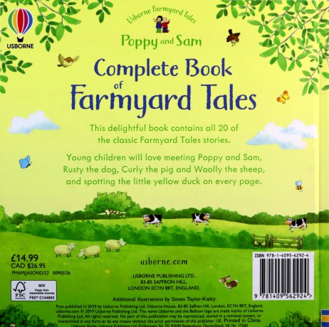 The Complete Book of Farmyard Tales (Farmyard Tales Poppy and Sam) - Amery,Heather [KSIĄŻKA]