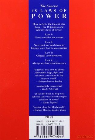 The Concise 48 Laws Of Power (The Modern Machiavellian Robert Greene, 3) - Robert Greene [KSIĄŻKA]