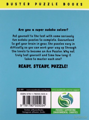 The Kids' Book of Sudoku 2 (Buster Puzzle Books) - Alastair Chisholm [KSIĄŻKA]