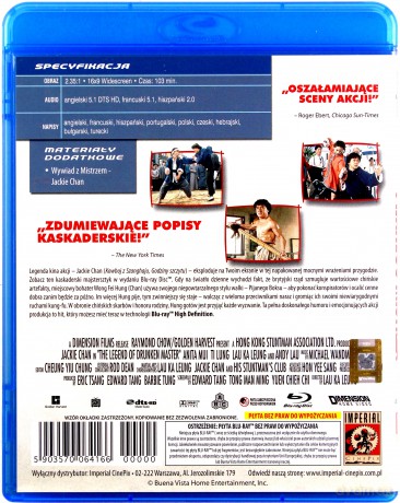 Legenda pijanego mistrza [Blu-Ray]