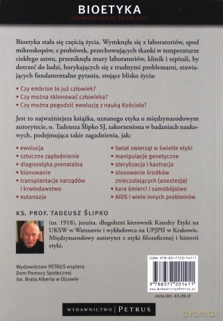 Bioetyka - Tadeusz Ślipko [KSIĄŻKA]
