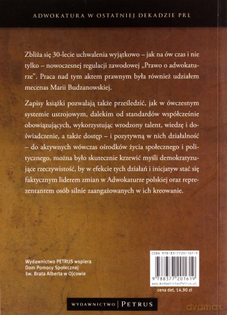 Adwokatura w ostatniej dekadzie PRL - Jacek Żuławski [KSIĄŻKA]