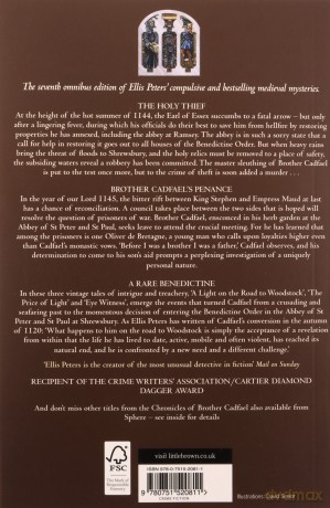 The Seventh Cadfael Omnibus: The Holy Thief, Brother Cadfael's Penance, A Rare Benedictine - Ellis Peters [KSIĄŻKA]