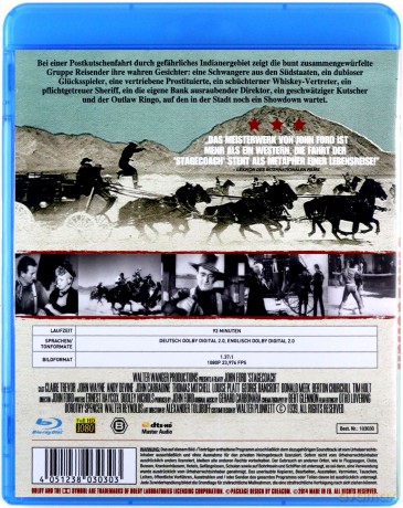 Stagecoach (Dyliżans) [Blu-Ray]
