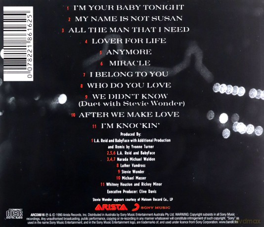 Whitney Houston: I'm Your Baby Tonight [CD]