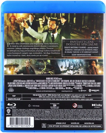 Fantastyczne zwierzęta: Tajemnice Dumbledore'a [Blu-Ray]