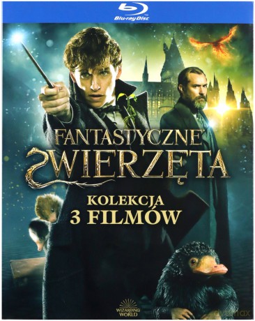 Fantastyczne Zwierzęta. Kolekcja 3 Filmów [3xBlu-Ray]