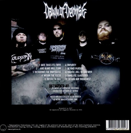 Dawn Of Demise: Hate Takes Its Form (Gold Black) [Winyl]