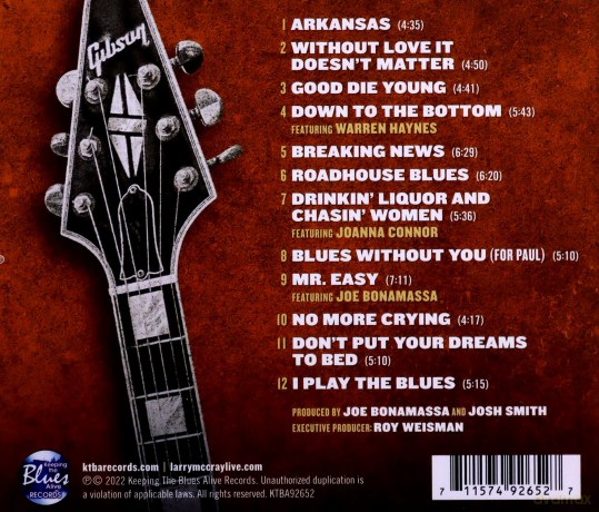 Larry McCray: Blues Without You [CD]