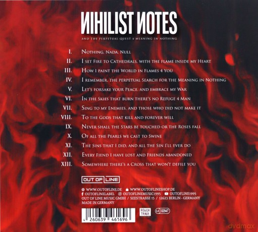 Ordo Rosarius Equilibrio: Nihilist Notes (And the perpetual Quest 4 Meaning) [CD]