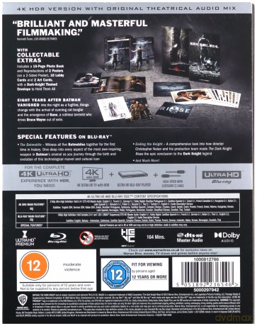 Mroczny Rycerz powstaje (Ultimate Collector's Edition) (steelbook) [Blu-Ray 4K]+[2xBlu-Ray]