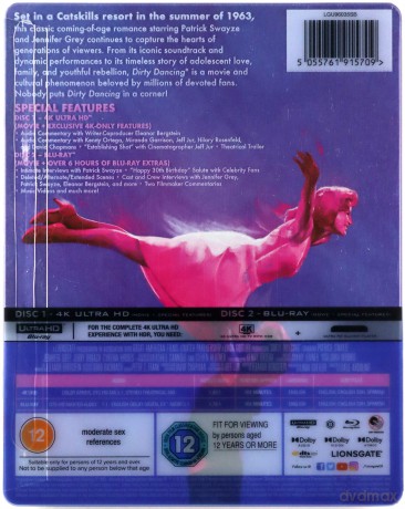 Dirty Dancing (steelbook) [Blu-Ray 4K]+[Blu-Ray]