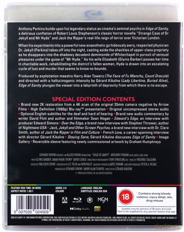 Edge Of Sanity (Na krawędzi szaleństwa) [Blu-Ray]