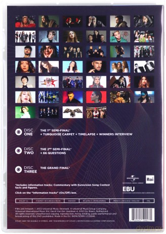 Eurovision 2022 [3DVD]