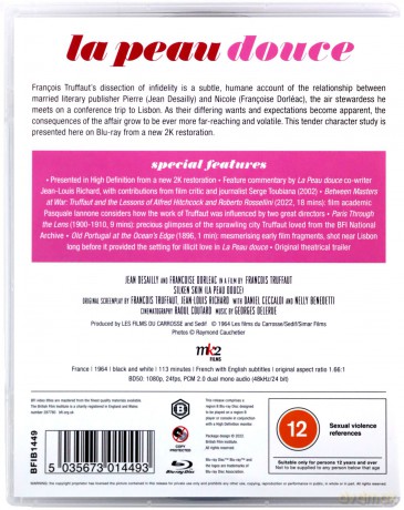 La Peau Douce (Gładka skóra) [Blu-Ray]