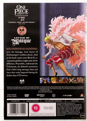 One Piece: Collection #27 (Episodes 642-667) [4DVD]