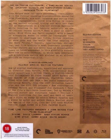 Pink Flamingos (1972) (Różowe flamingi) [Blu-Ray]